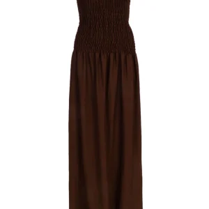 BANDEAU ZOMERJURK SOPHIE – Chocolade Bruin