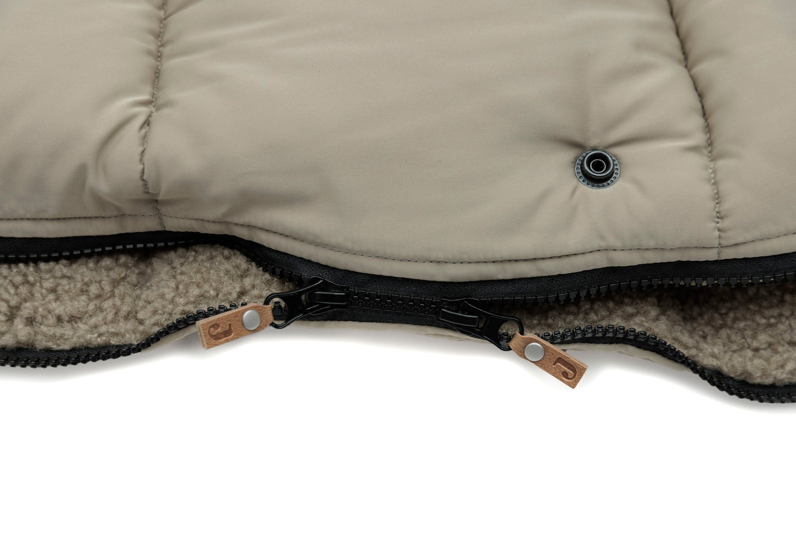 Voetenzak buggy/wandelwagen ~ puffed olive green - Afbeelding 6