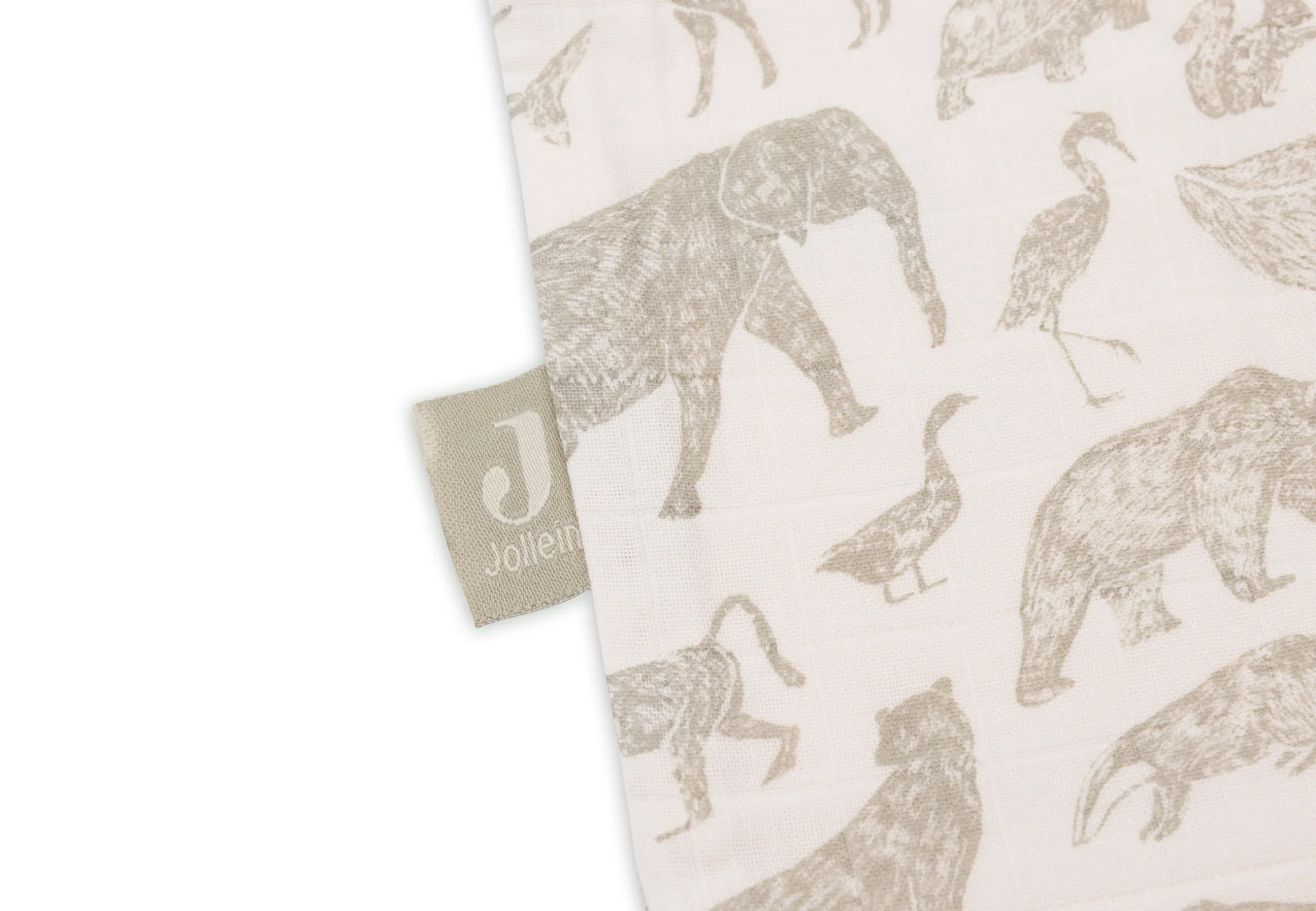 Slaapzak Animals hydrofiel - olive green - Afbeelding 3