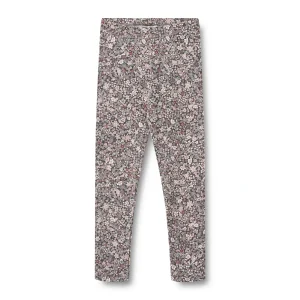 Wheat - legging Jules - purple stone flowers
