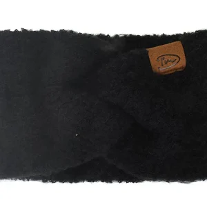 Zachte warme Hoofdband - Zwart