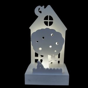 Wunders Led Nachtlamp Cats 20x11x8cm