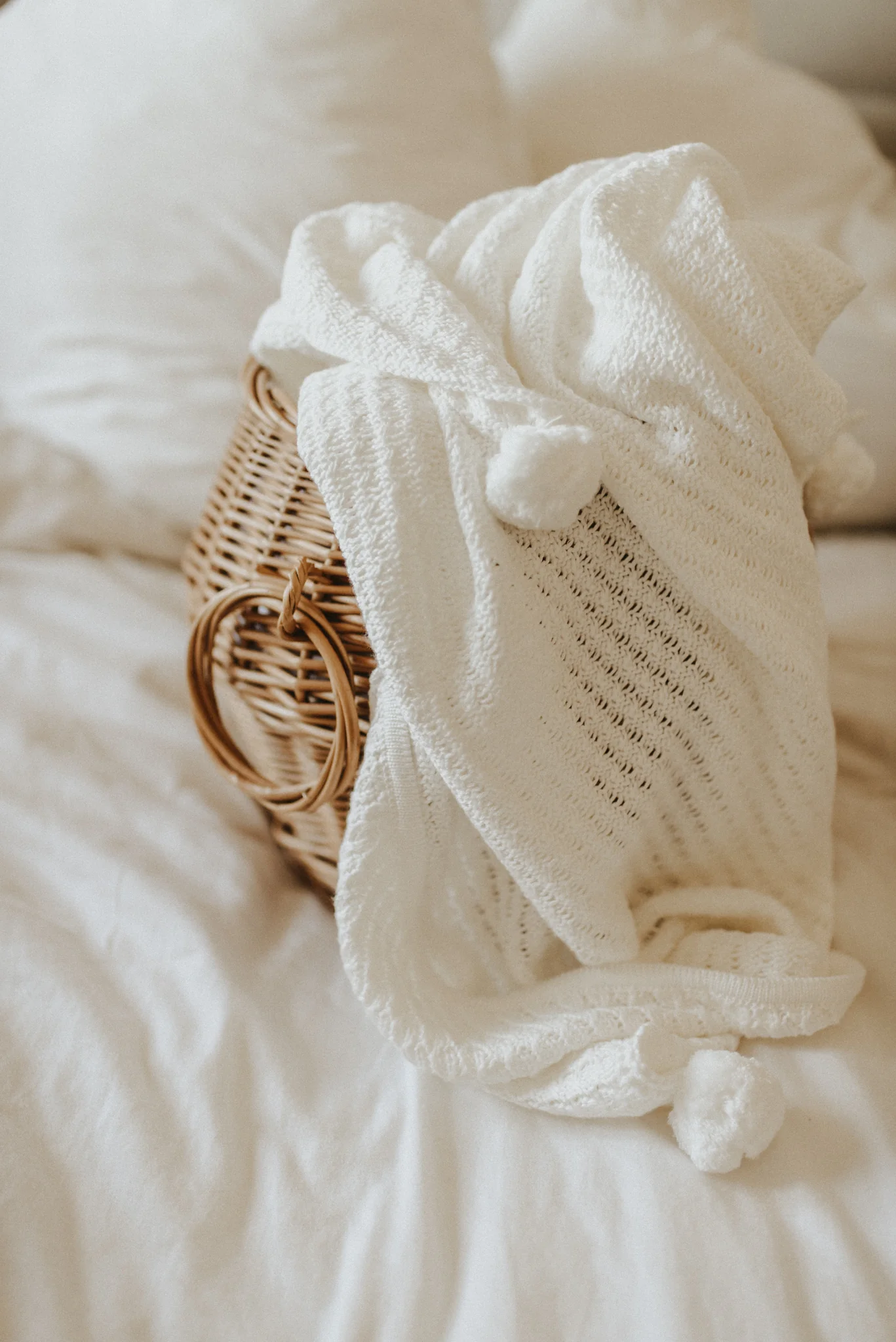 Omslagdoek met pompom - Afbeelding 5