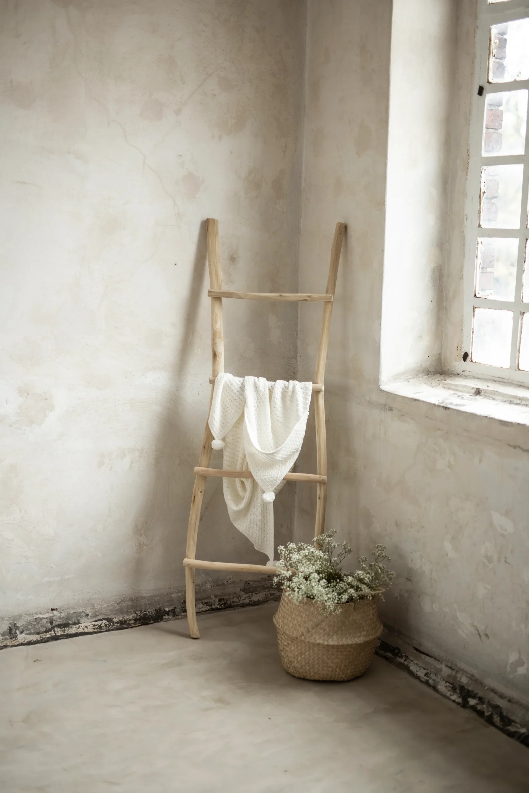 Omslagdoek met pompom - Afbeelding 3