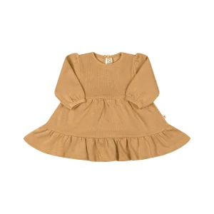 UAUA - tiered dress - camello