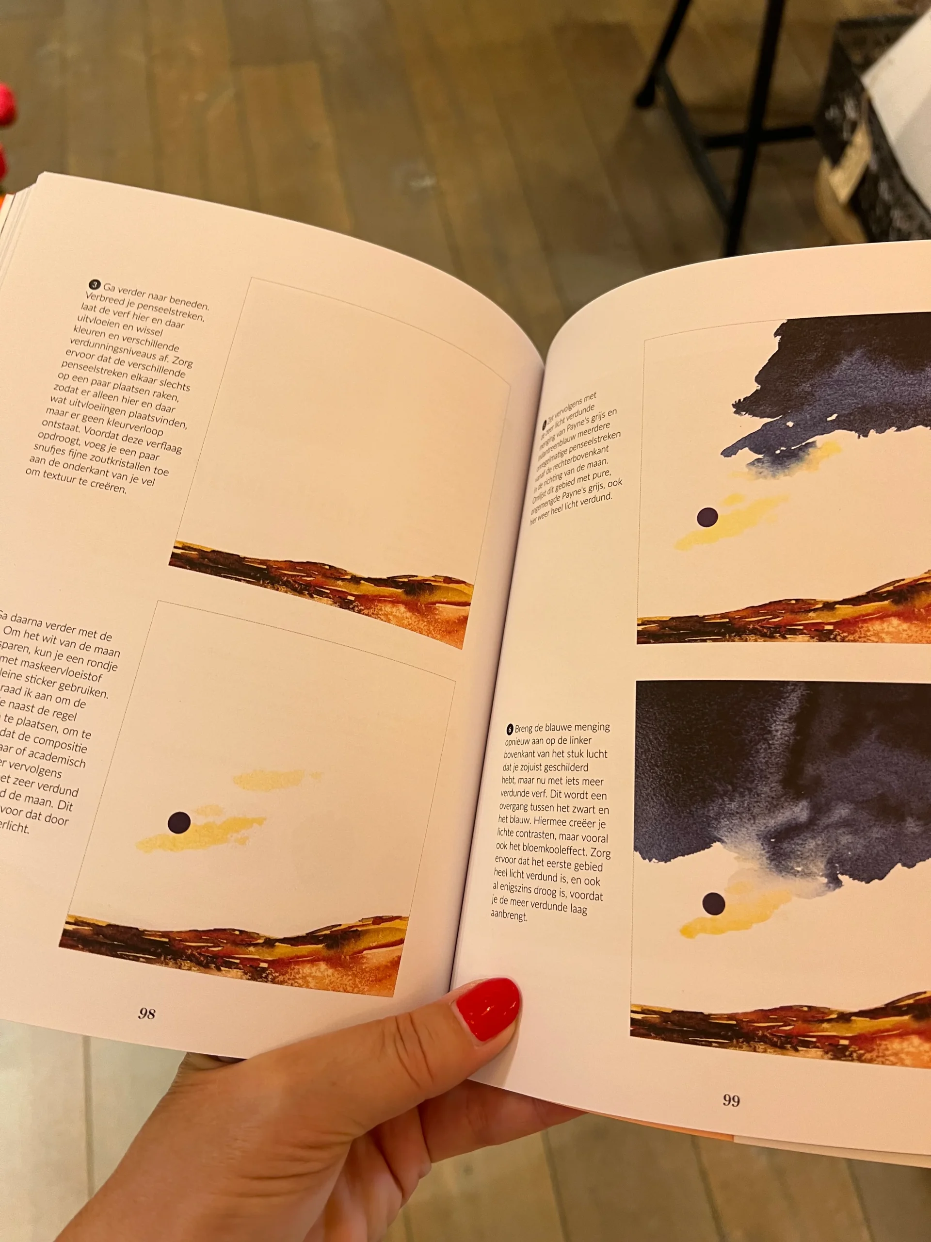 Landschappen - Ondine de Peretti - Stap voor stap aquarel - Afbeelding 3