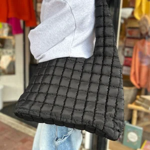 Puffer Schoudertas - Zwart