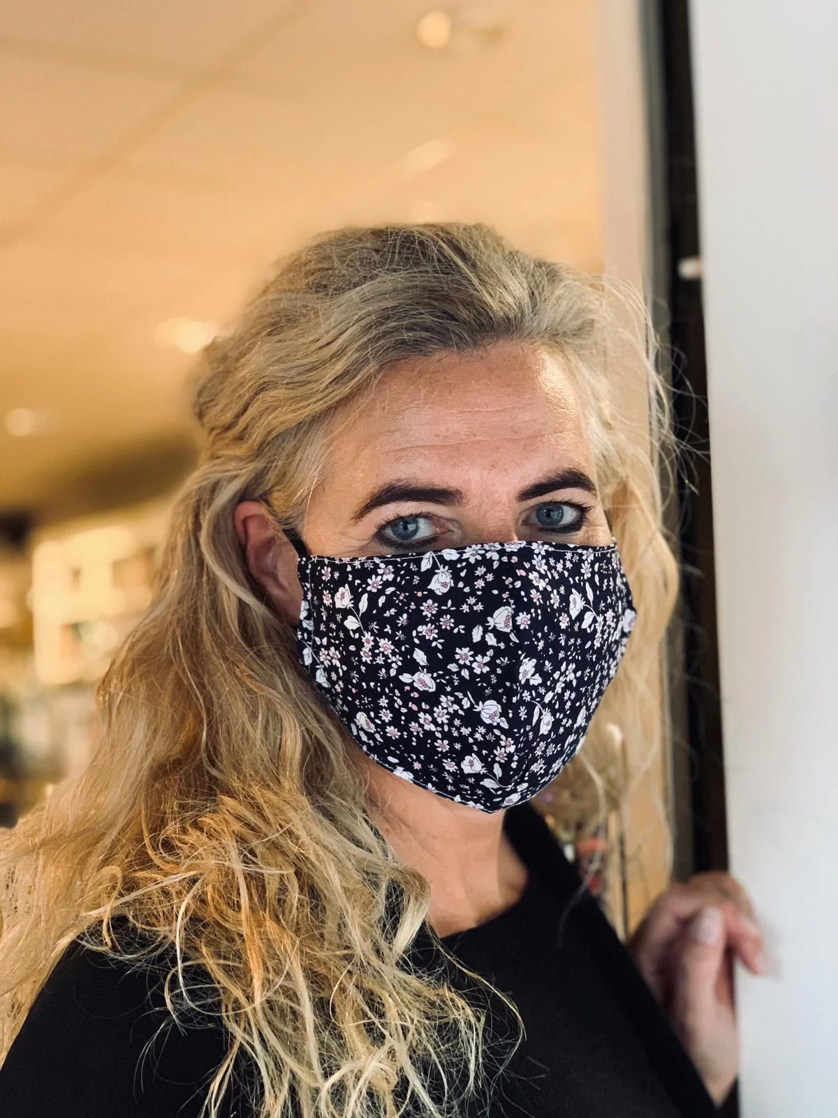 Mondmasker Flowers - Afbeelding 2