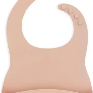Jollein Siliconen slab met opvangbakje - Pale Pink