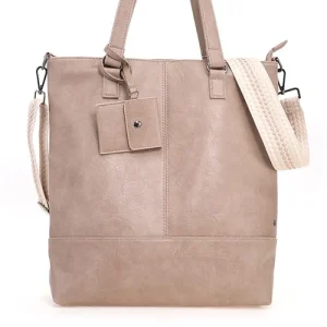 Mooie Schoudertas - Taupe