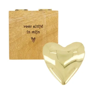 Zusss Doosje Met Hartje - Goud