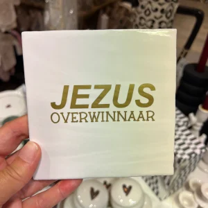 Tegeltje - Jezus overwinnaar