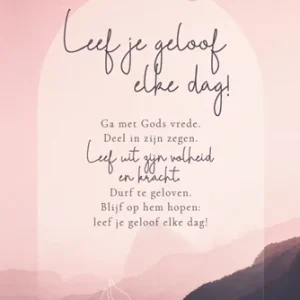 Kaart Sela songs - 7939 - Leef je geloof elke dag