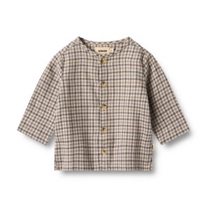 Wheat - blouse Shelby baby - blue beige check
