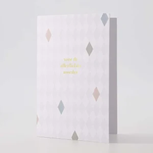 Zusss - Wenskaart Liefste Mama - Wit/Goud