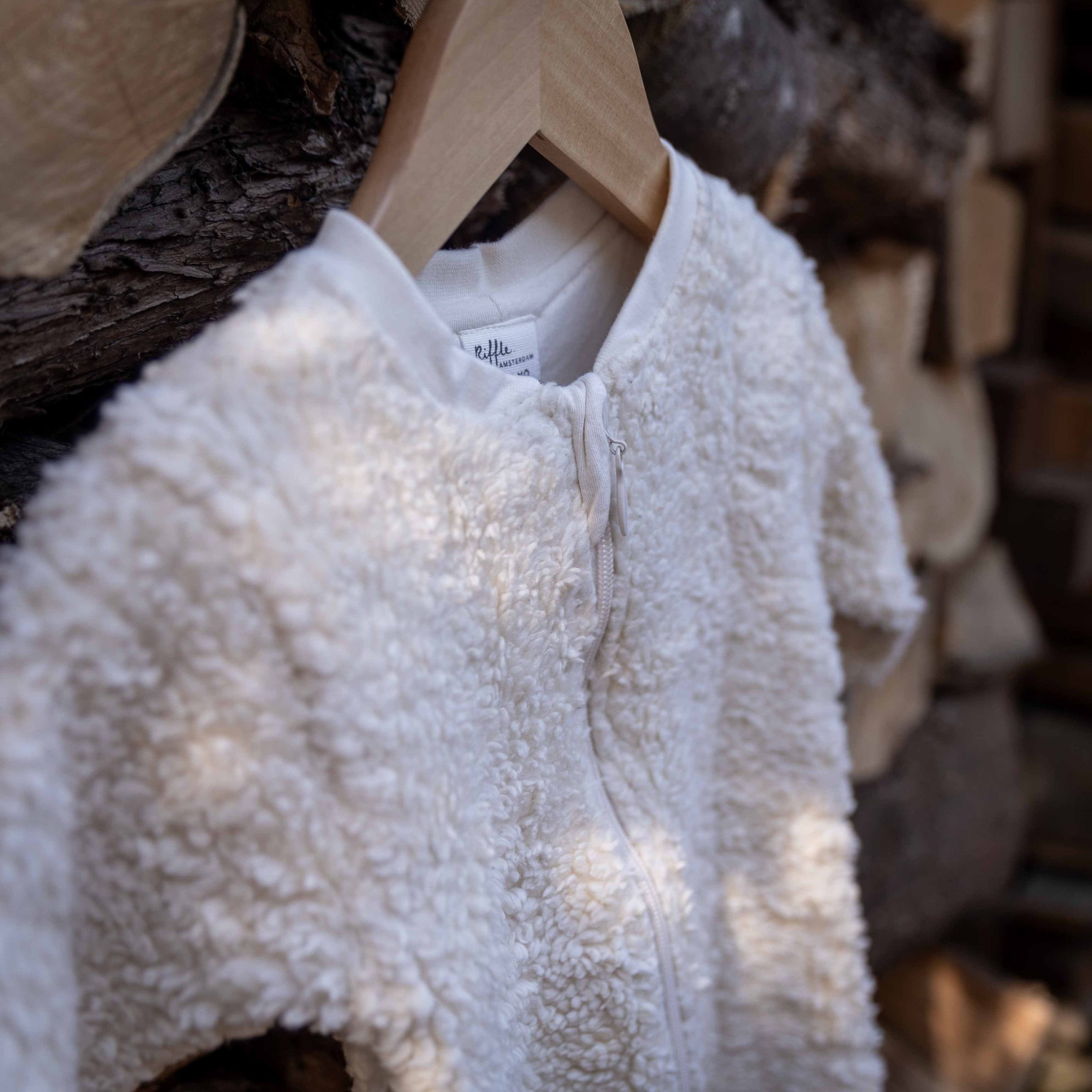 Riffle Amsterdam - onesie Teddy - offwhite - Afbeelding 8