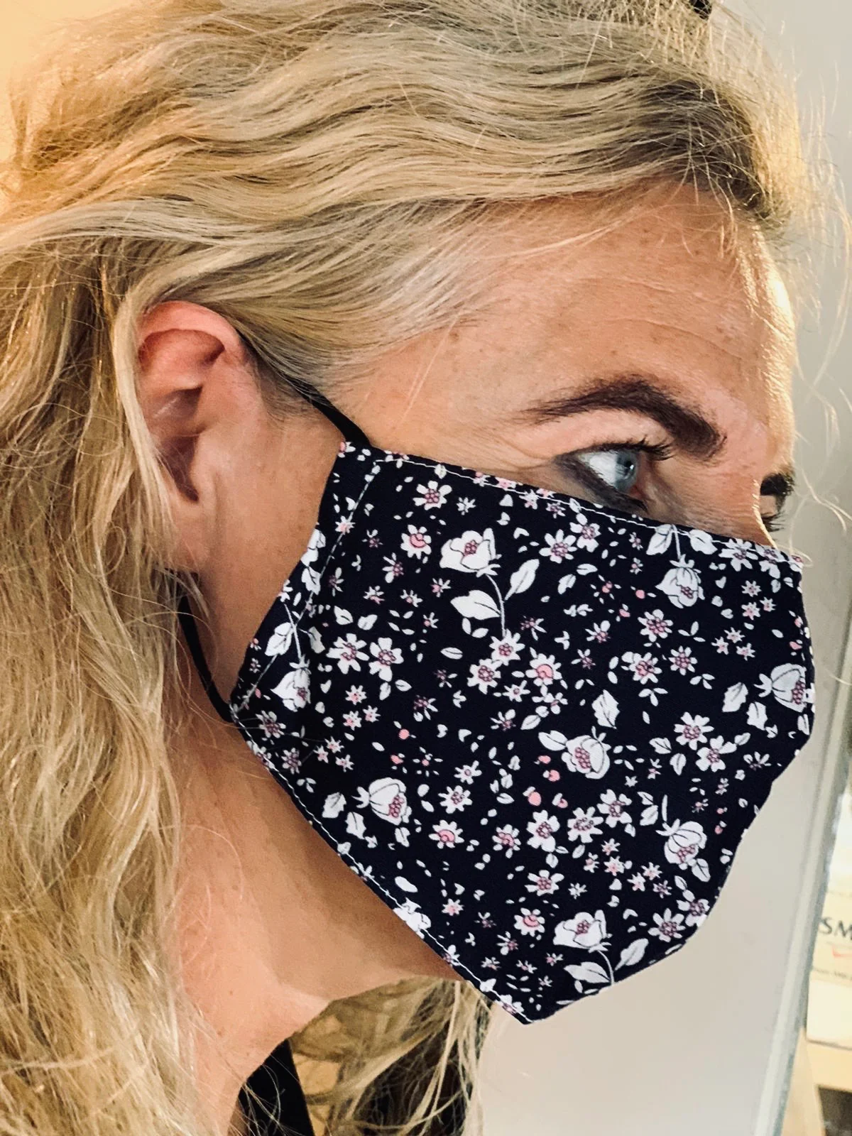 Mondmasker Flowers - Afbeelding 3