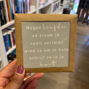 Tegeltje 10 x 10 cm - Mogen liefde en trouw