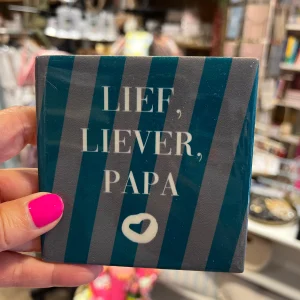 Tegeltje 10x10 cm - Lief liever papa