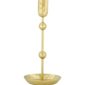 Zusss Metalen Kandelaar 20cm - Goud