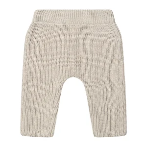 Two You Label - knitted baby pants Billy - oat