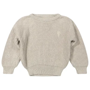 Two You Label - knitted baby jumper Billy - oat