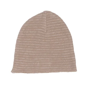 Riffle Amsterdam - baby mutsje beige gestreept