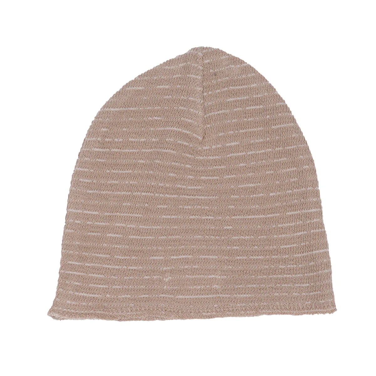 Riffle Amsterdam - baby mutsje beige gestreept - Afbeelding 2