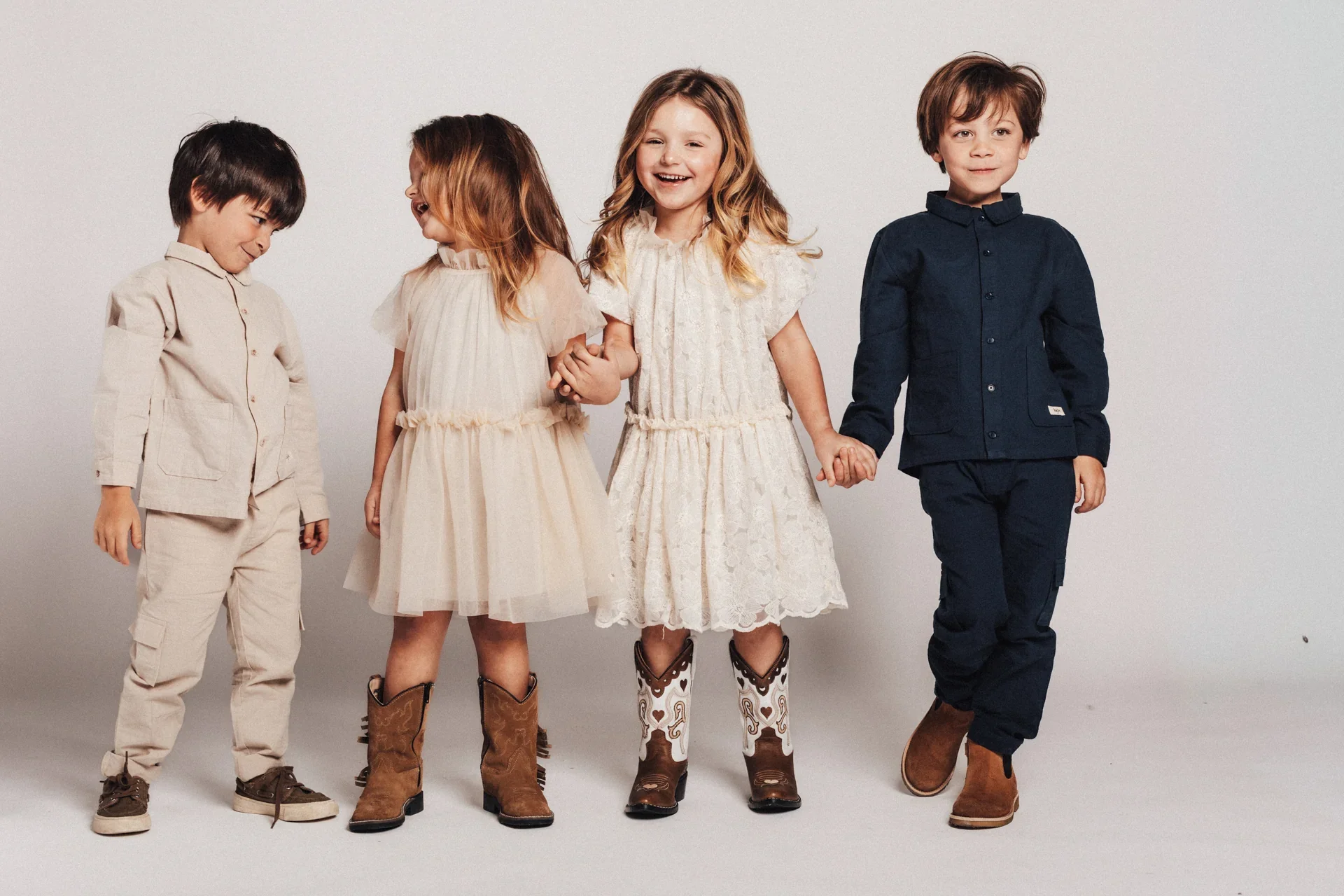 Baje Studio - dress Melle - offwhite - Afbeelding 6