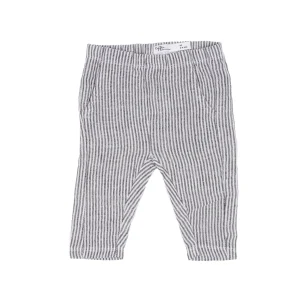 Riffle Amsterdam - broek gestreept - offwhite/bruin