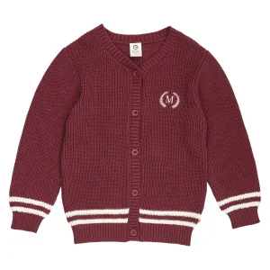 Müsli - clubhouse cardigan - russet red