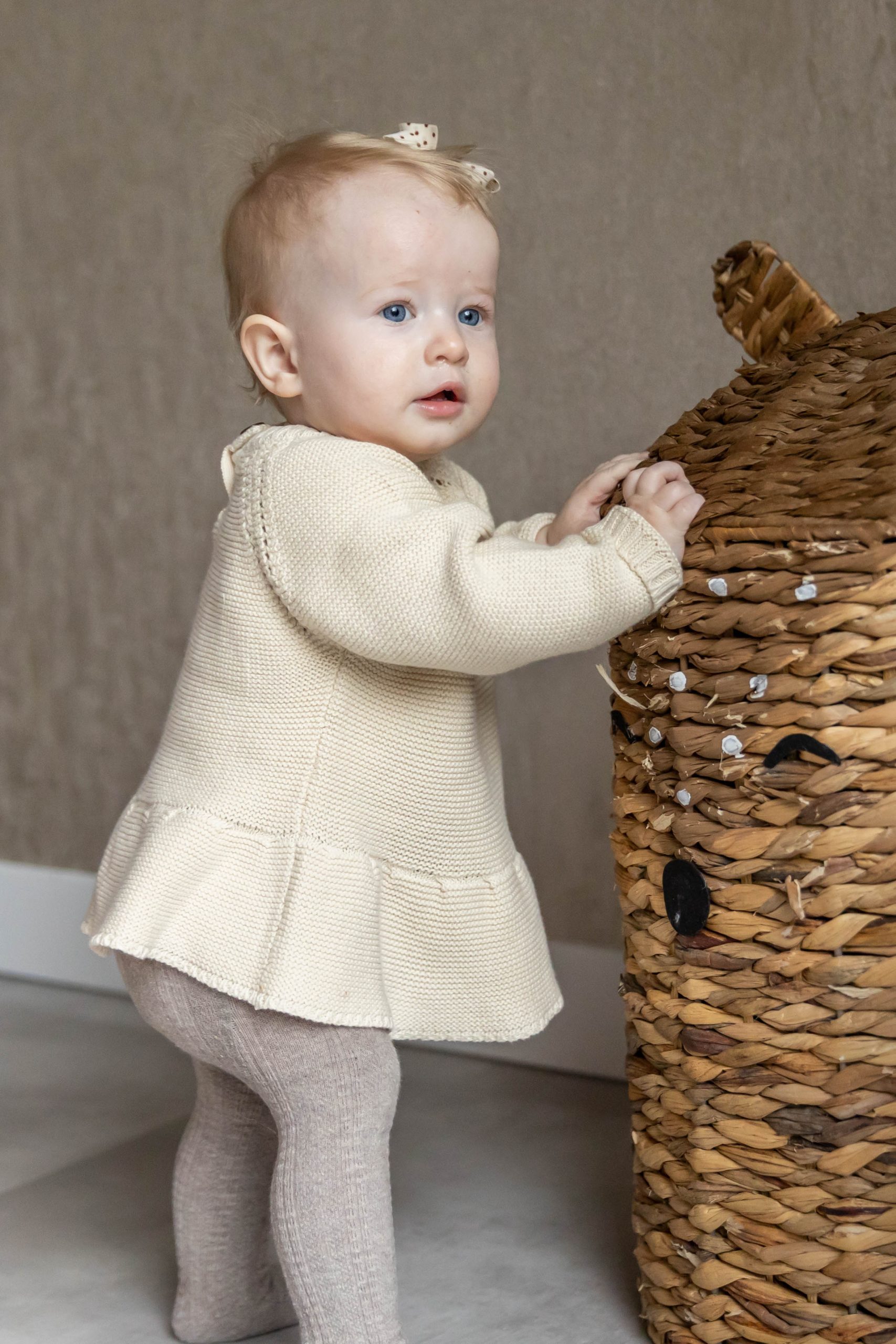 Copenhagen Colors - knitted sweater with frill - crème - Afbeelding 4