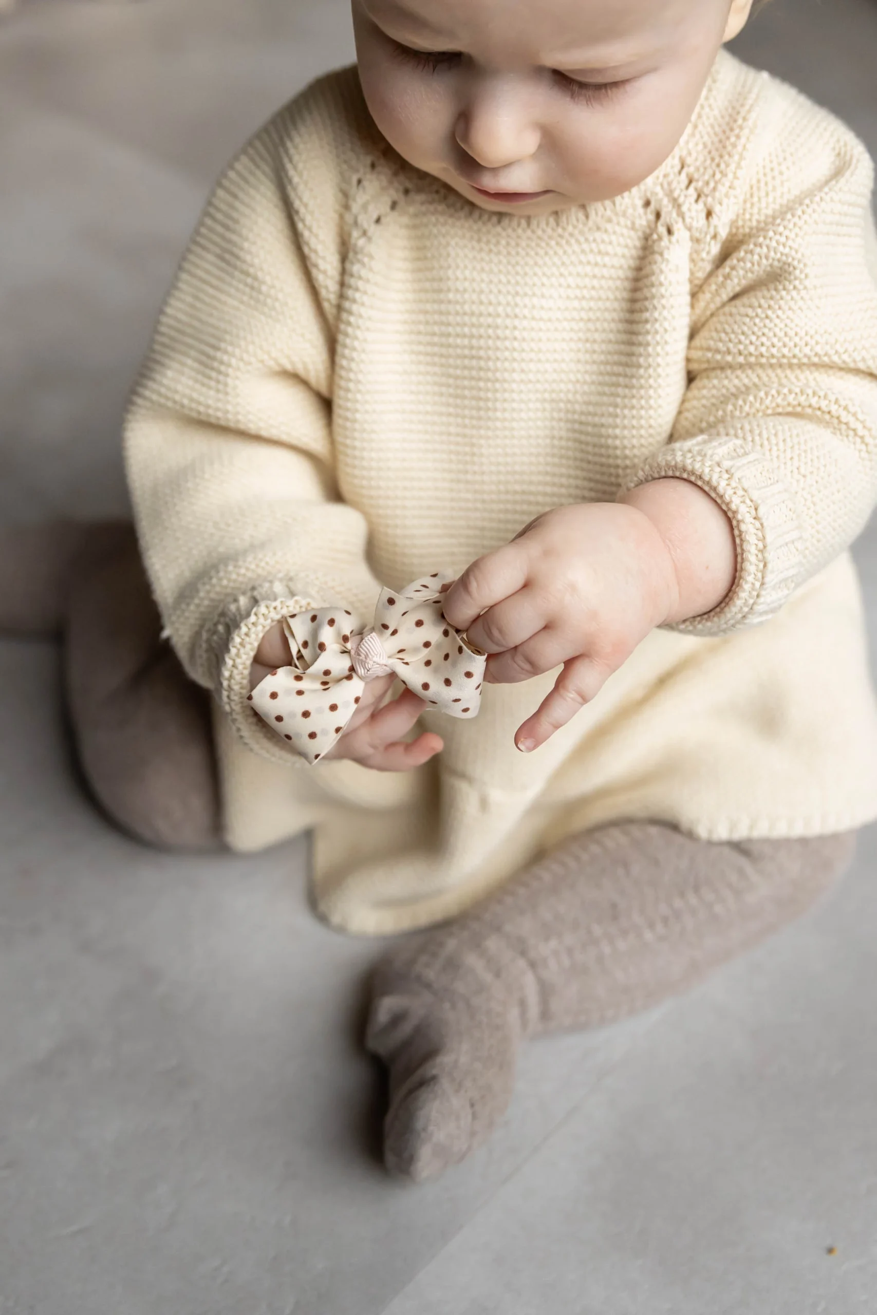 Copenhagen Colors - knitted sweater with frill - crème - Afbeelding 5