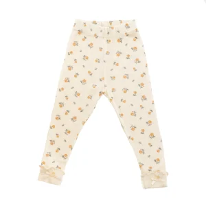 Camellia legging - flower ivory