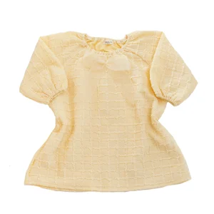 Margaret Ribbon dress - light yellow