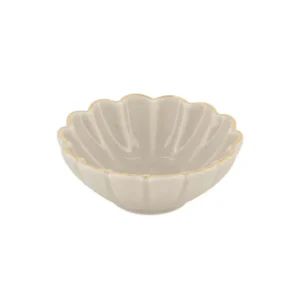 Zusss Dipschaaltje Schulprand - Beige/Goud