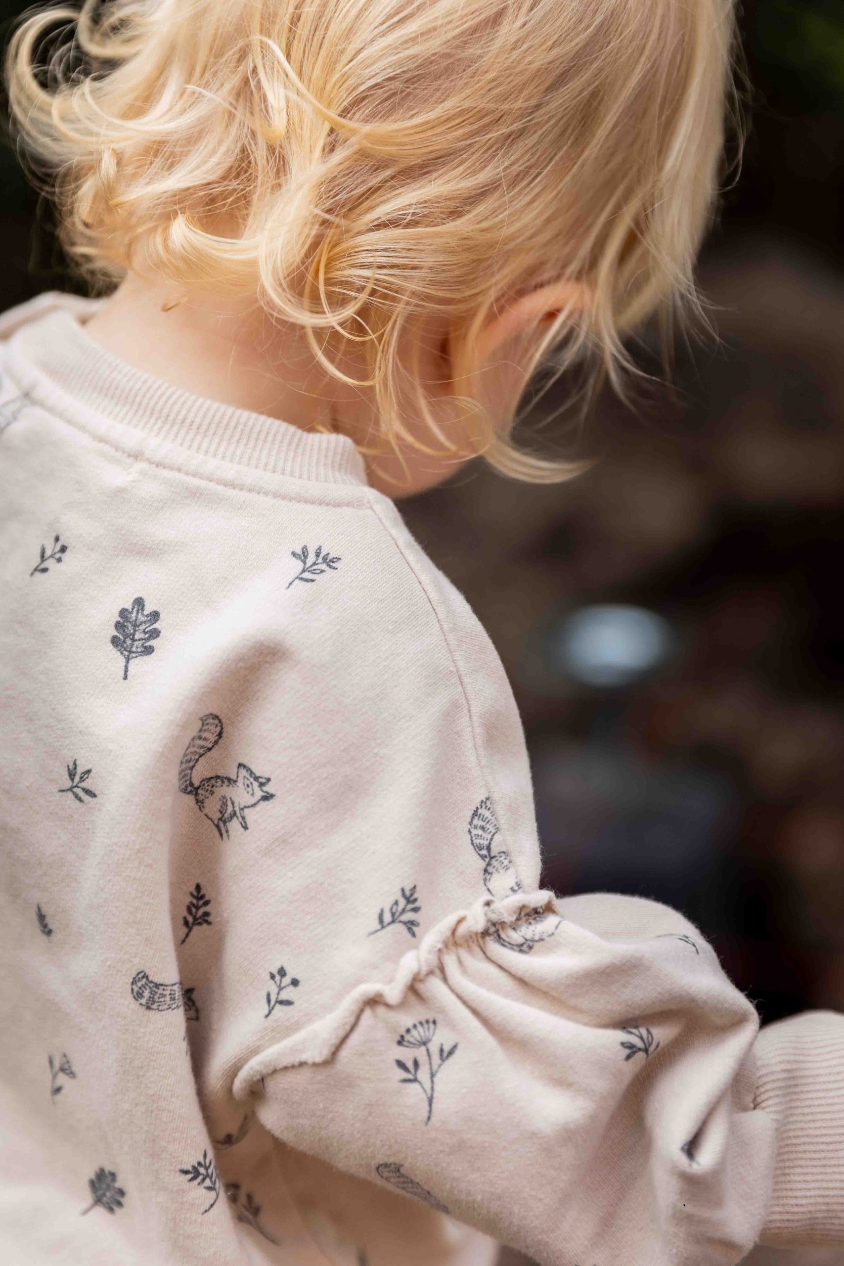 Dear Mini - sweater squirrels and flowers - Afbeelding 4