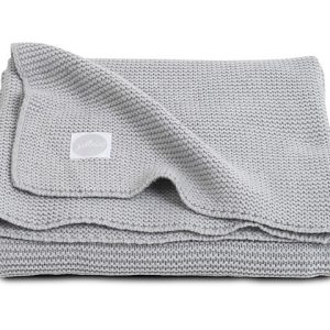Jollein Deken 75 x 100 - Basic Knit - Light Grey