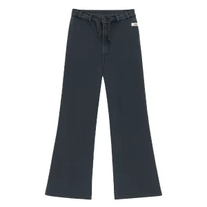 Labo - wide leg sweat pants Dori - blue denim