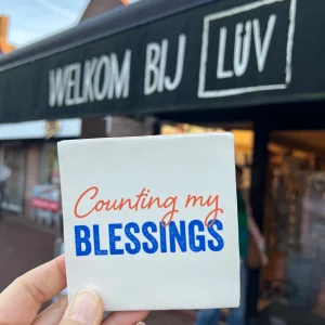 Tegeltje - Artige - Counting my Blessings