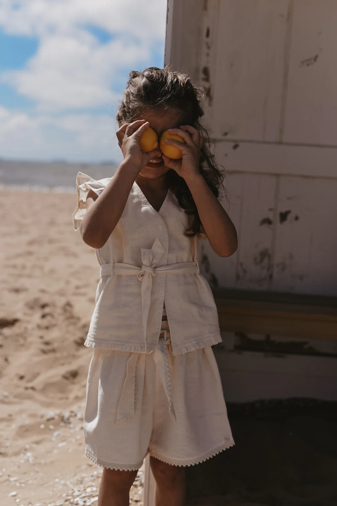 LRDM petits - short Elle - antique white - Afbeelding 3