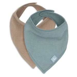 Slab Bandana Hydrofiel - Sea Green/Biscuit - 2 Stuks