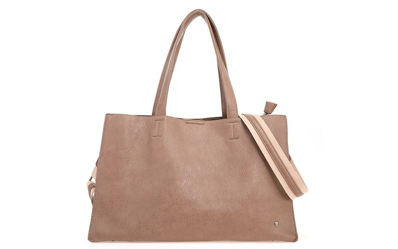 Mooie Schoudertas - Taupe - Afbeelding 2