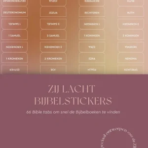 Zij Lacht - Bijbelstickers
