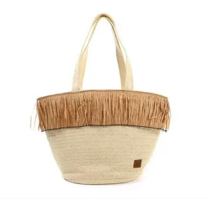 Strandtas/Shopper - Naturel