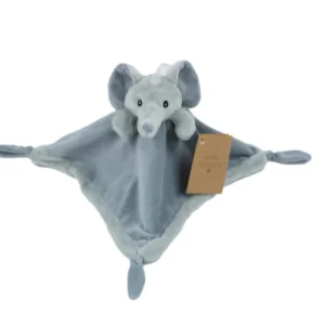 Petit Villain - knuffeldoekje - Olifant - Grijs