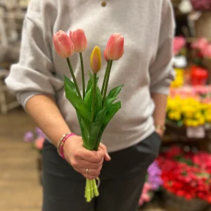 Tulpen Bos - Lang - Roze/Wit