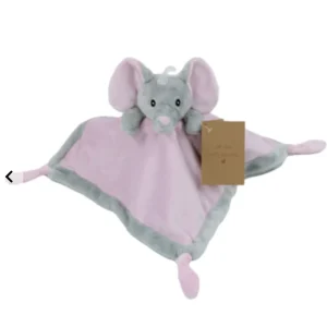 Petit Villain - knuffeldoekje - Olifant - Roze