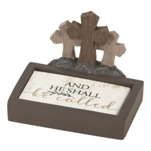 Prachtige standaard met 3 kruisjes - kaartjes met mooie teksten - Engels