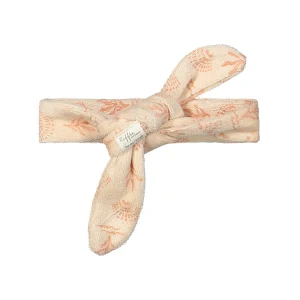 Riffle Amsterdam - terry hairband Britt seashells - peach pink